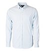 Color:French Blue - Image 1 - Big & Tall Versatech Tattersall Performance Stretch Long-Sleeve Woven Shirt