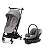 Color:Lava Grey - Image 1 - Libelle 2 Compact Lightweight Stroller & Aton G Infant Car Seat Travel System
