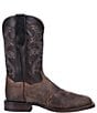 Color:Sand/Dark Chocolate - Image 2 - Men's Franklin 11#double; Leather Western Boots