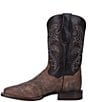 Color:Sand/Dark Chocolate - Image 4 - Men's Franklin 11#double; Leather Western Boots
