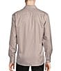 Color:Tan - Image 2 - Daniel Cremieux Signature Houndstooth Albini Cotton Long Sleeve Shirt