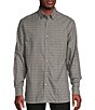Color:Grey - Image 1 - Daniel Cremieux Signature Label A Touch Of Cashmere Small Plaid Long Sleeve Woven Shirt