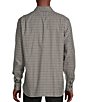 Color:Grey - Image 2 - Daniel Cremieux Signature Label A Touch Of Cashmere Small Plaid Long Sleeve Woven Shirt
