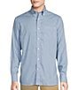 Color:Blue - Image 1 - Daniel Cremieux Signature Label Non-Iron Plaid Basket Weave Long Sleeve Woven Shirt