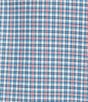 Color:Blue - Image 4 - Daniel Cremieux Signature Label Non-Iron Plaid Basket Weave Long Sleeve Woven Shirt