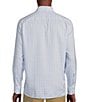 Color:Lucent White - Image 2 - Daniel Cremieux Signature Label Non-Iron Plaid Basket Weave Long Sleeve Woven Shirt
