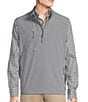 Color:Grey - Image 1 - Daniel Cremieux Signature Label Nylon Ripstop Half-Zip Vest