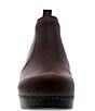 Color:Antique Brown Oiled - Image 5 - Frankie Oiled Leather Chelsea Booties
