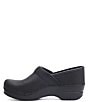 Color:Black Oiled - Image 5 - Professional Leather Slip-On Clogs