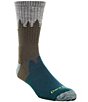 Color:Green - Image 1 - Midweight Number 2 Micro Crew Hiking Socks