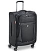 Color:Black - Image 4 - Velocity Softside 24#double; Expandable Spinner Suitcase