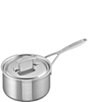 Color:Silver - Image 1 - Industry 5-Ply 2-qt Stainless Steel Saucepan