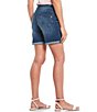 Color:Blue - Image 2 - #double;Ab#double;solution® Cuffed Hem Shorts