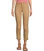 Color:Vintage Wash - Image 1 - Petite Size #double;Ab#double;solution Straight Leg Cropped Skimmer Jeans