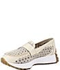 Color:Cream/Off White - Image 4 - Koi Pond Suede Sneaker Loafers