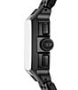 Color:Black - Image 2 - Men's Diesel Cliffhanger Chronograph Black Stainless Steel Bracelet Watch