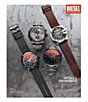 Color:Black - Image 5 - Men's Mega Chief Chronograph Black Stainless Steel Bracelet Watch