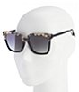 Color:Grey Fade - Image 2 - Bella Oversized Polarized Sunglasses