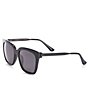 Color:Black - Image 1 - The Bella Polarized 54mm Sunglasses