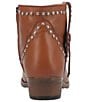 Color:Camel - Image 3 - Destry Leather Studded Western Booties