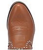Color:Camel - Image 6 - Destry Leather Studded Western Booties