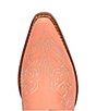 Color:Peach - Image 6 - Flirty N Fun Leather Tall Western Boots
