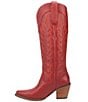 Color:Red - Image 4 - High Cotton Leather Tall Western Boots