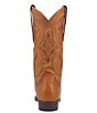 Color:Tan - Image 3 - Men's Dodge City Lizard Embossed Leather Western Boots