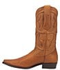 Color:Tan - Image 4 - Men's Dodge City Lizard Embossed Leather Western Boots