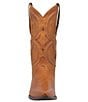 Color:Tan - Image 5 - Men's Dodge City Lizard Embossed Leather Western Boots