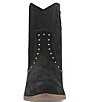 Color:Black - Image 5 - Miss Priss Suede Studded Western Booties