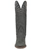 Color:Black - Image 5 - Talkin Rodeo Tall Studded Leather Western Boots