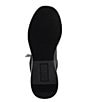 Color:Black/Dark Gunmetal - Image 5 - Kaden Canvas Zip Up Wedge Sneakers