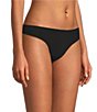 Color:Black/Graphite - Image 1 - Litewear Cut Anywhere Thong