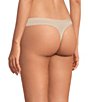 Color:Cashmere - Image 2 - Modal Ribbed Thong