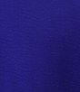 Color:Marine - Image 5 - Petite Size Short Sleeve Collared Neck Tie Waist Midi Dress
