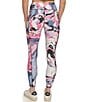 Color:Azalea Marble - Image 2 - Sport Marble Printed Stretch High Waist Pocketed 7/8 Length Leggings