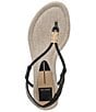 Color:Black Stella - Image 5 - Bacey Thong Slingback Sandals