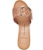Color:Cider Leather - Image 5 - Laika Leather Slide Dress Sandals