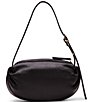Color:Black - Image 2 - Livi Leather Soft Volume Shoulder Bag