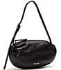 Color:Black - Image 3 - Livi Leather Soft Volume Shoulder Bag