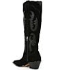 Color:Onyx Suede - Image 3 - Samsin Suede Western Tall Boots