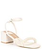 Color:Vanilla Pearls - Image 1 - Zalima Pearl Embellished Dress Sandals