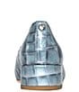Color:Denim - Image 3 - Drew Patent Leather Crocodile Embossed Dress Pumps