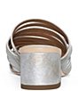 Color:Silver - Image 3 - Marlow Strappy Leather Toe Ring Sandals
