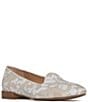 Color:Natural/White - Image 1 - Renna Brocade Sequin Dress Loafers