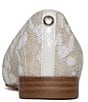 Color:Natural/White - Image 3 - Renna Brocade Sequin Dress Loafers