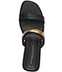 Color:Black - Image 4 - Harmoni Leather Slide Sandals