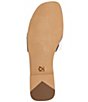 Color:Bright White - Image 5 - Haylen Leather Slide Sandals