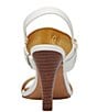 Color:Bright White - Image 3 - Sloane Leather Slingback Dress Sandals